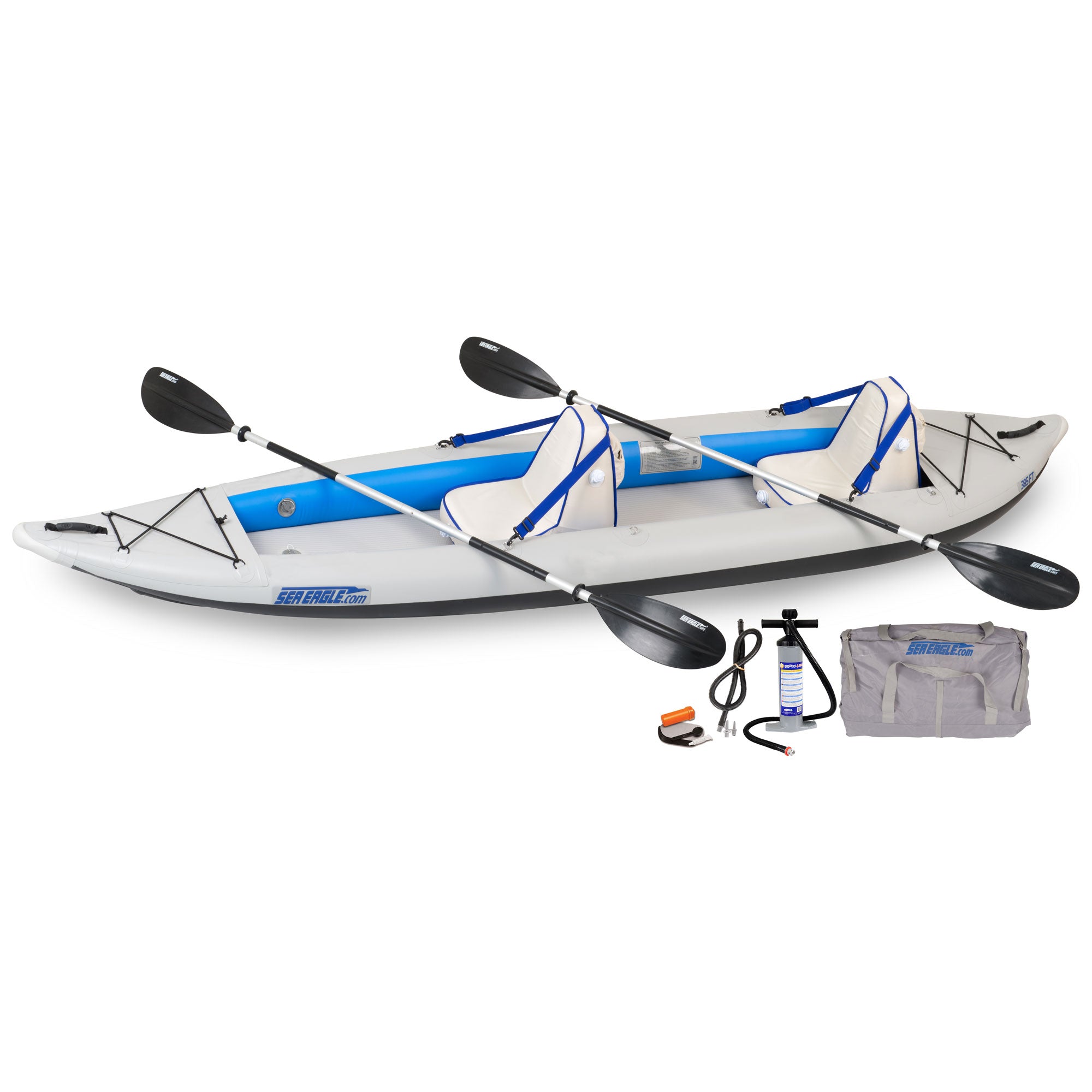 Sea Eagle FastTrack 385FT Inflatable Kayak Deluxe Tandem Package