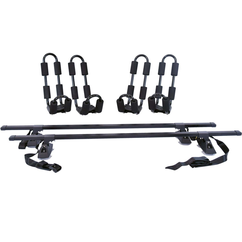 Malone VersaRail Universal Crossbars with 2 J-Carriers in Black
