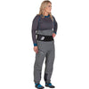 NRS Women's Freefall Dry Pants in Gray model front