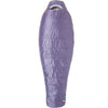 Big Agnes Women's Anthracite 20 Degree Synthetic Sleeping Bag in Lavender closed