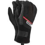 NRS Tactical 2mm Neoprene Gloves in Black/Red Graphic pair