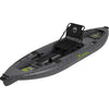 NRS Pike Inflatable Fishing Kayak in Gray angle