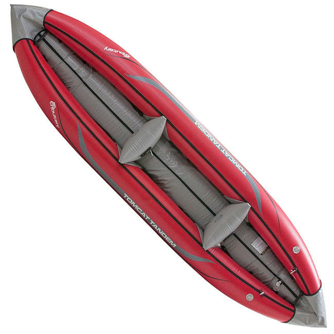 AIRE Tributary Tomcat Tandem Inflatable Kayak in Red top