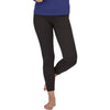 Patagonia Women's Capilene Mid Weight Bottoms in Black model view left