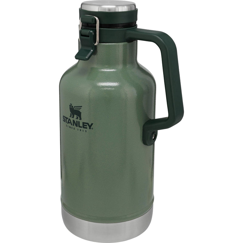 Stanley Easy-Pour Growler in Hammertone Green angle