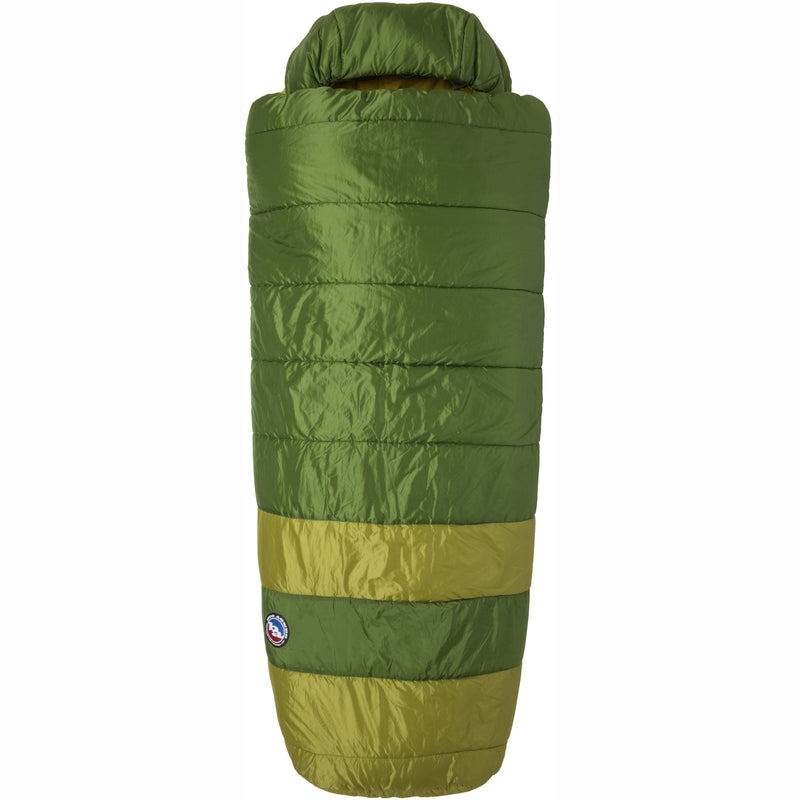 Big Agnes Echo Park 20 Degree Synthetic Sleeping Bag in Green/Olive front
