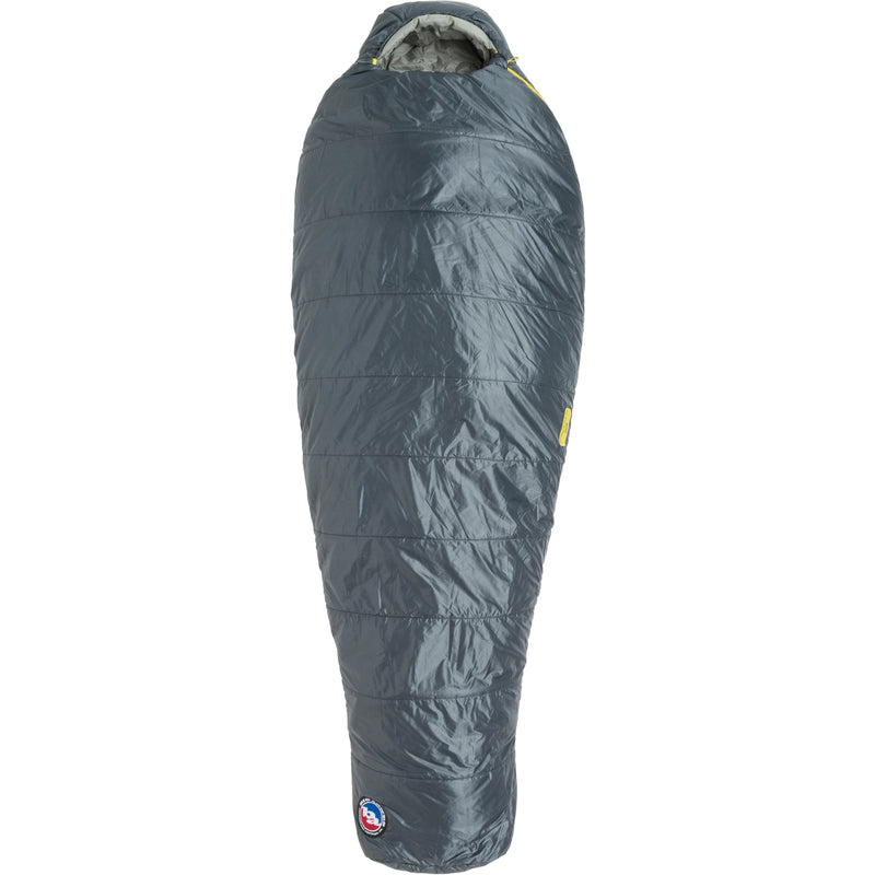 Big Agnes Anthracite 20 Degree Synthetic Sleeping Bag closed