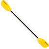 Werner Rio 4-Piece Fiberglass-Reinforced Breakdown Whitewater Kayak Paddle in Yellow angle