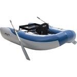 Outcast Fish Cat Scout IGS Frameless Pontoon Boat in Blue back