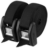 NRS Buckle Bumper Tie Down Strap 2 Pack in Stealth Black 9ft