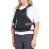 NRS Women's Siren Kayak Lifejacket (PFD) in Black model angle