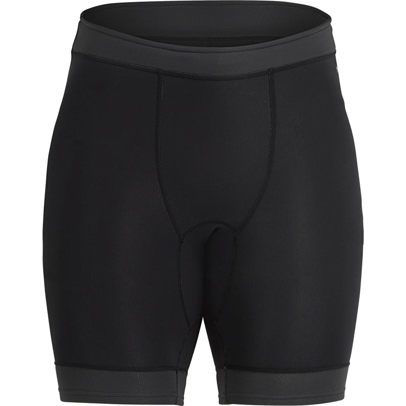 NRS Men's HydroSkin 0.5 Shorts in Black/Graphite front