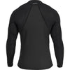 NRS Men's HydroSkin 1.0 Long Sleeve Shirt in Black/Graphite back
