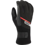 NRS Tactical 2mm Neoprene Gloves in Black/Red Graphic back