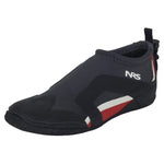 NRS Kinetic Neoprene Water Shoes in Black/Red left angle