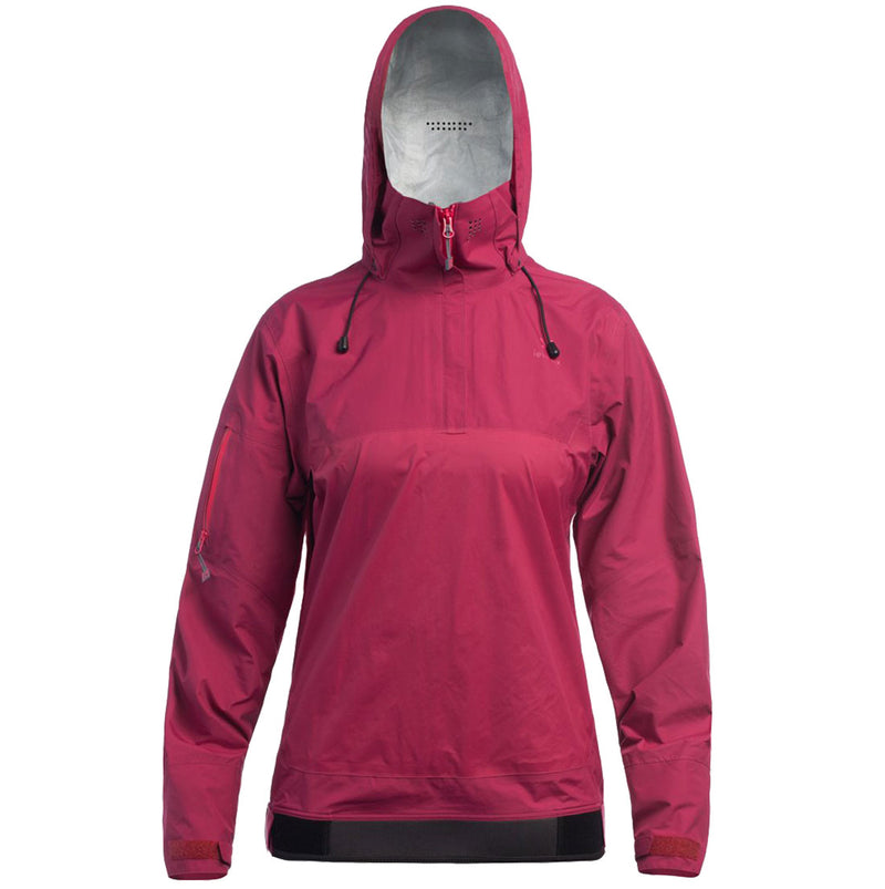 Level Six Women's Ellesmere Paddling Jacket (Closeout) in Beet Red back