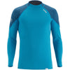 NRS Men's HydroSkin 0.5 Long Sleeve Shirt in Fjord front