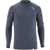 NRS Men's HydroSkin 0.5 Long Sleeve Shirt in Dark Shadow front