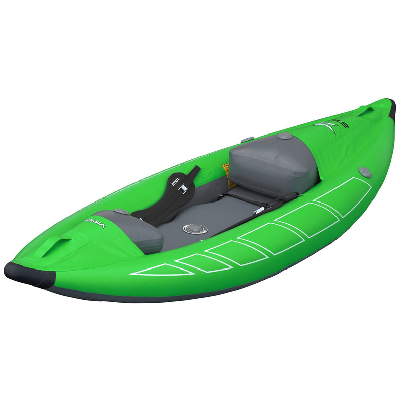 Star Viper Inflatable Kayak in Lime angle