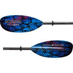 Bending Branches Angler Pro Fiberglass Straight Shaft 2-Piece Kayak Paddle in Radiant blades