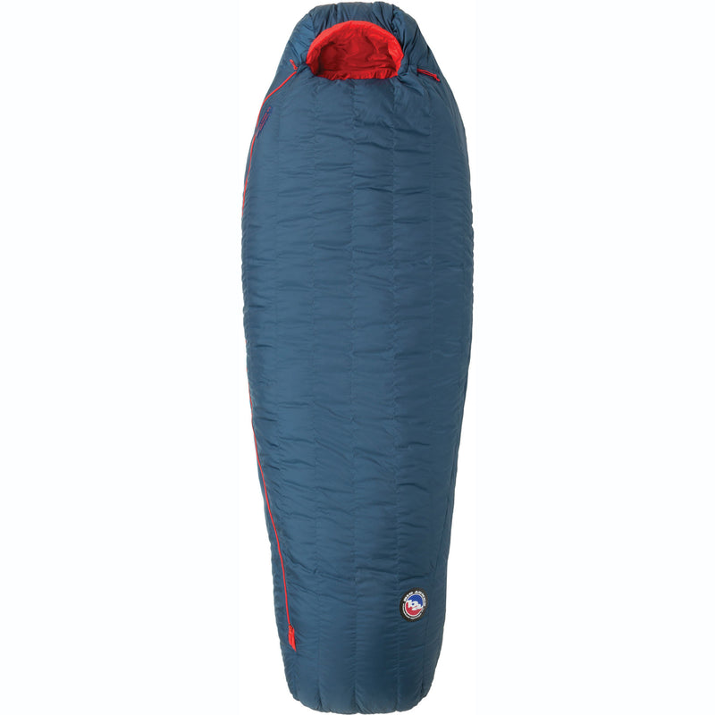 Big Agnes Anvil Horn 0 Degree Down Sleeping Bag in Blue/Red front
