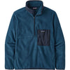 Patagonia Men's Microdini 1/2 Zip Pullover in Tidepool Blue angle
