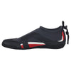 NRS Kinetic Neoprene Water Shoes in Black/Red left side