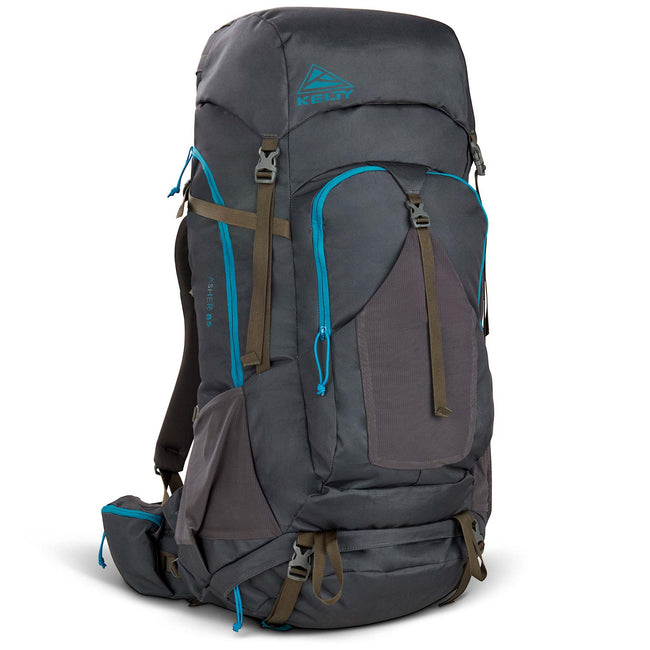 Kelty Asher 85 Backpack Beluga/Stormy Blue back