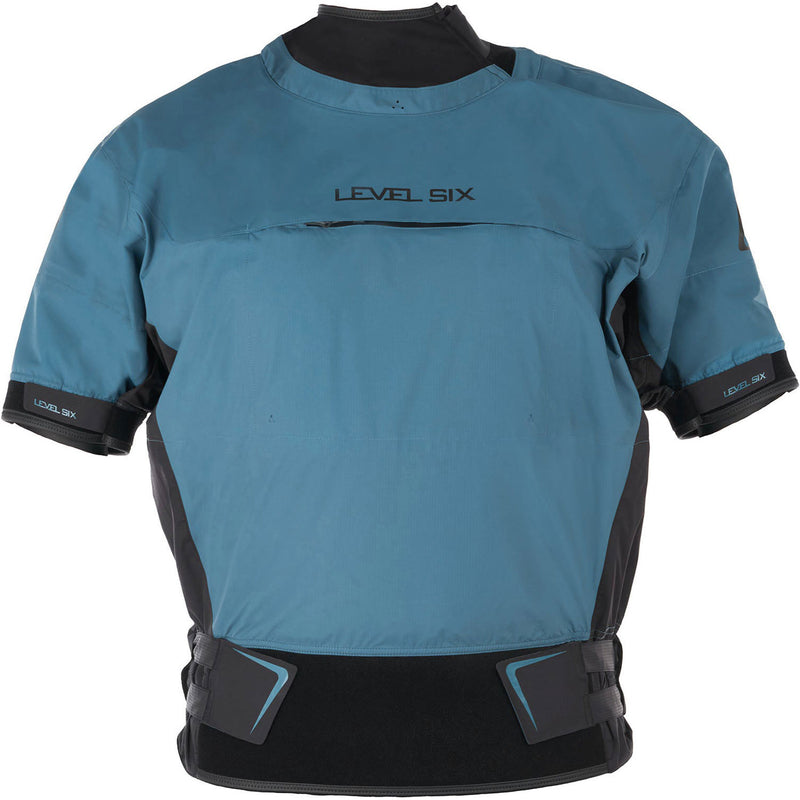 Level Six Vega Short Sleeve Dry Top in Crater Blue front