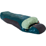 Nemo Women's Tempo 20 Synthetic Sleeping Bag in Lagoon/Celadon Green angle