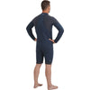NRS Men's Ignitor Wetsuit Jacket in Slate model back