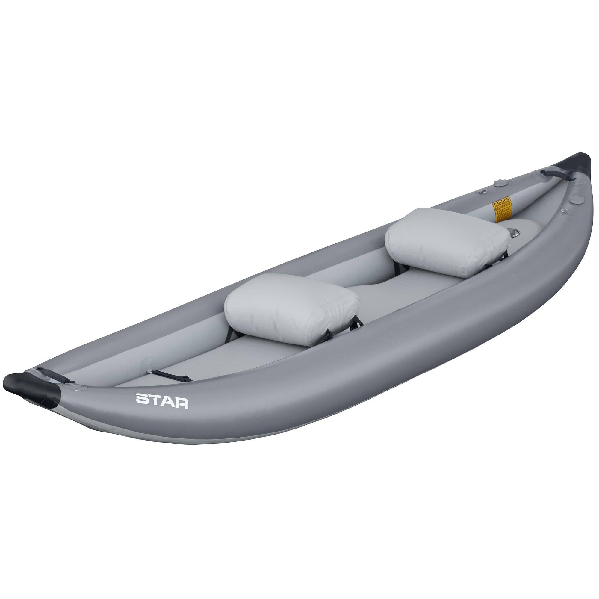 Star Outlaw II Inflatable Kayak in Gray angle