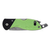 NRS Green Kayak Rescue Knife close right