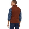 Patagonia Men's Better Sweater Vest in Barn Red model view back